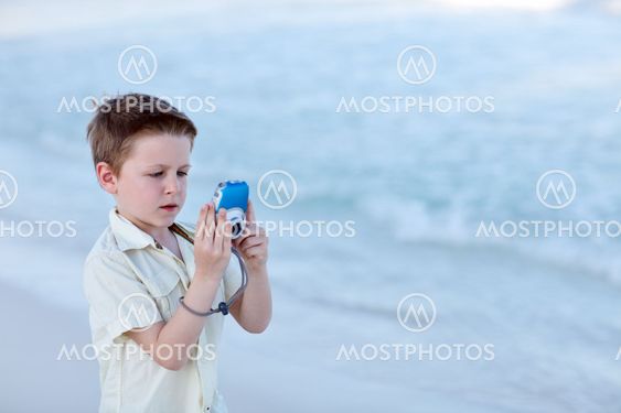 Unge fotograf