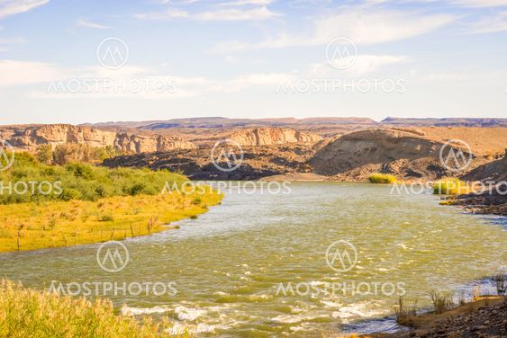 Orange River Namibia and South Africa border