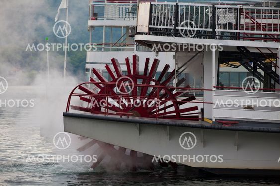Steam boat at Lake George