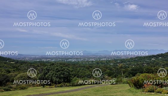 Panorama of Cape Town from the hill