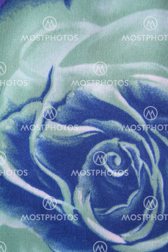 Water colour pattern from rose on a fabric can use as background
