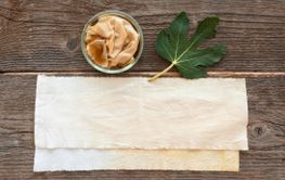 cloths made with different natural pigments assortment