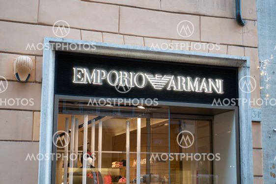 Emporio Armani store sign