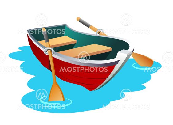 small row boat