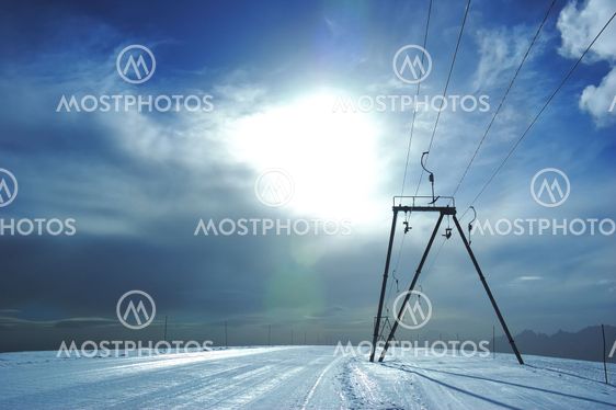ski-lift slope