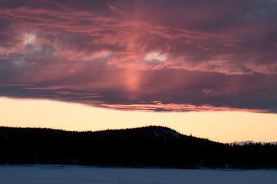 Skymmning över Tajgan,en afton i Maj