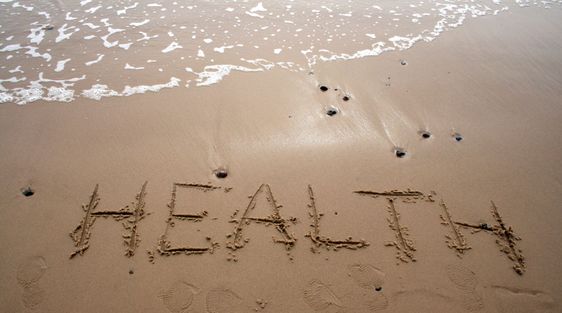 Sand writing - HEALTH