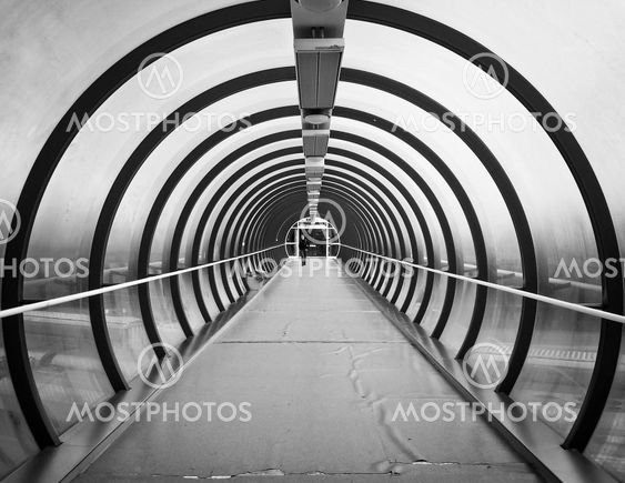 Time tunnel and bridge at Kilmarnock station 3