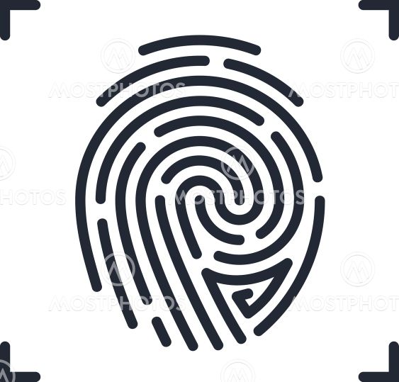 Thumbprint in Frame