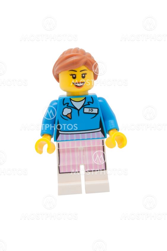 Ice Cream Jo Minifigure