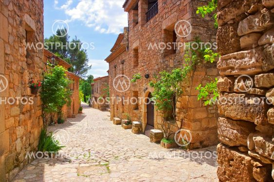 village Siurana in Catalonia mountains