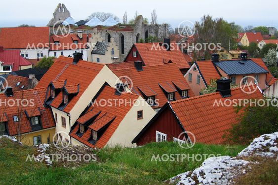 Visby, Roofs of Houses