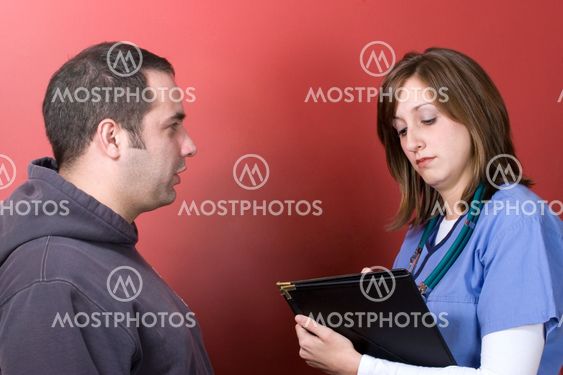 Worried Patient at the Doctors