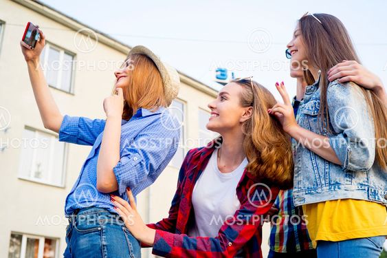 Teens having a party