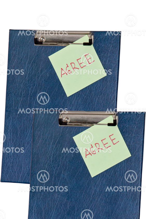 Notebook paper on a clip board.