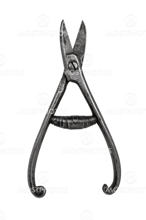 vintage silversmith shears