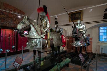 Exhibition of European medieval weapons (Knight's Hall)