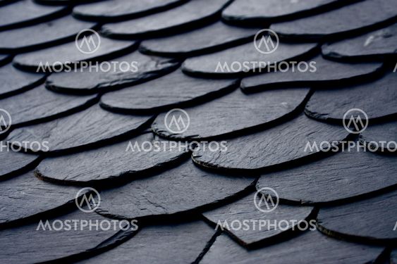 Black roof, Las Omañas, Leon, Spain