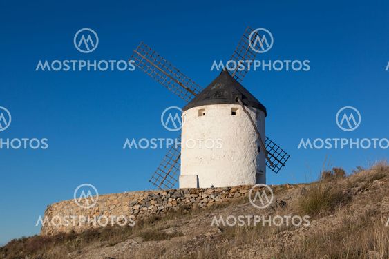 Windmill in Consuegra, Castilla la Mancha, Spain