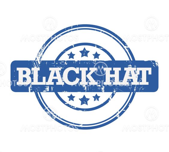 Black Hat SEO stamp