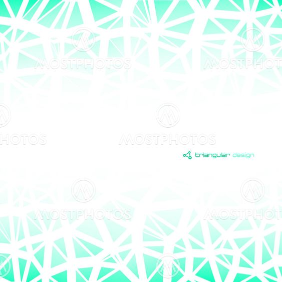 Triangular geometric shapes.
