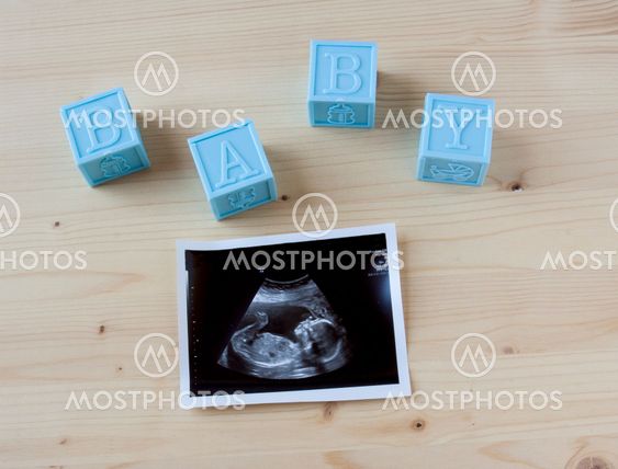 Sonogram on wood