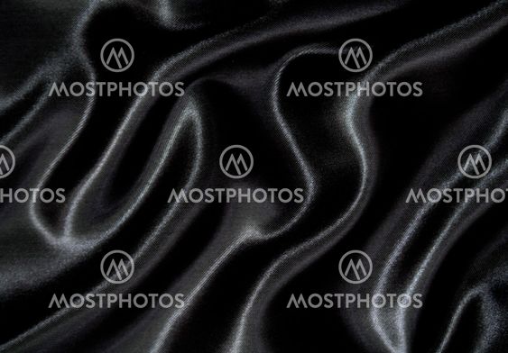 Smooth elegant black silk as background