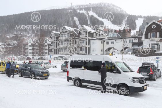 Vintermotiv från Åre station