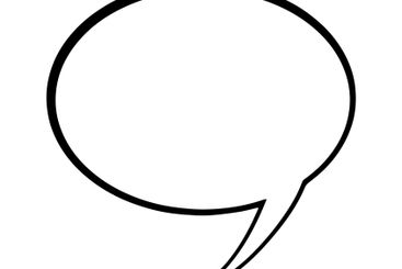 Comic Speech Bubble. Talk Bubble. Cloud Speech Bubble Icon