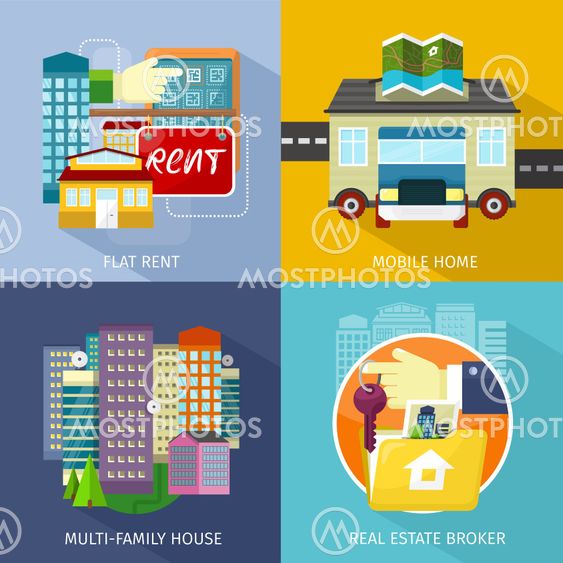 Multi-family House, Mobile Home, Flat Rent
