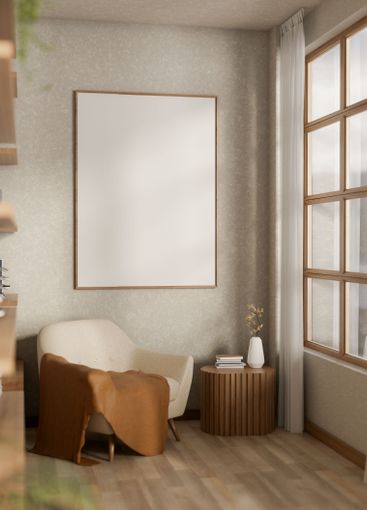 A cosy Scandinavia living room or relaxation corner...