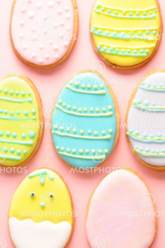 Easter homemade gingerbread cookie