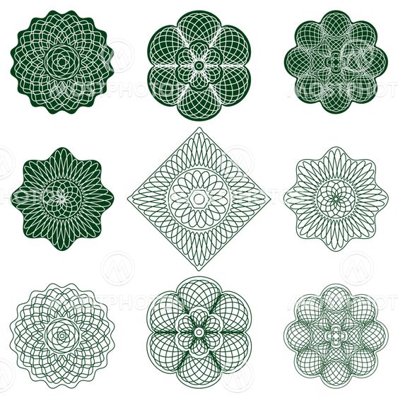 guilloche rosette