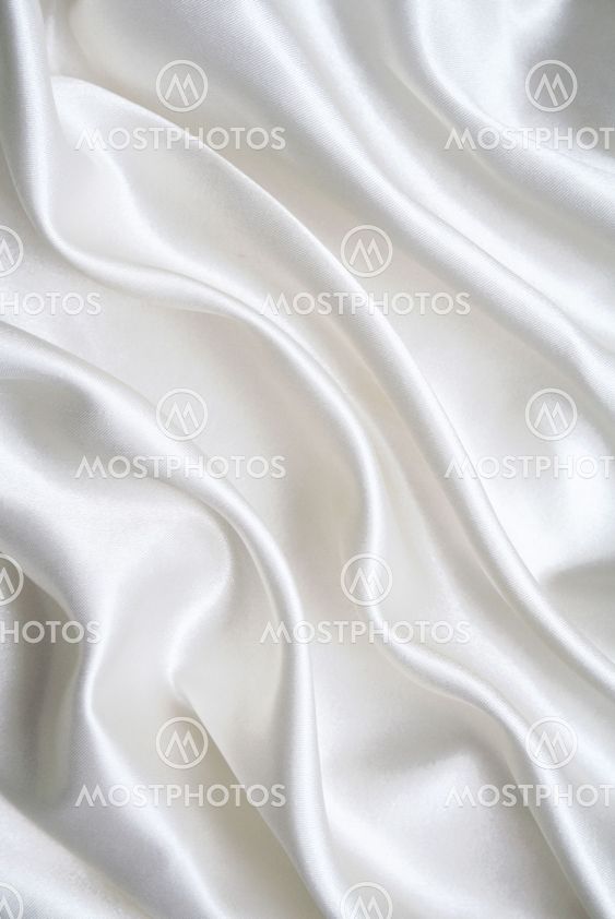 Smooth elegant white silk as background