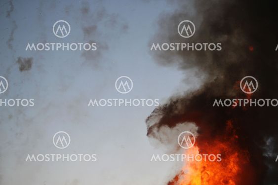 Fire and smoke