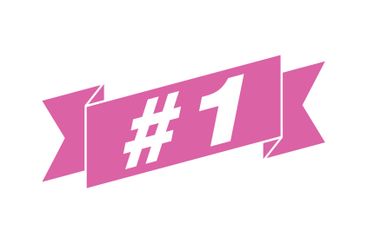 Number 1 Letter Rubber Stamp Vector Template