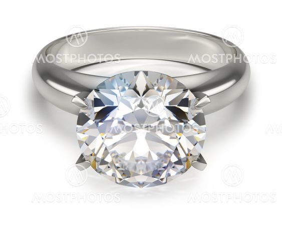 ring with a diamond
