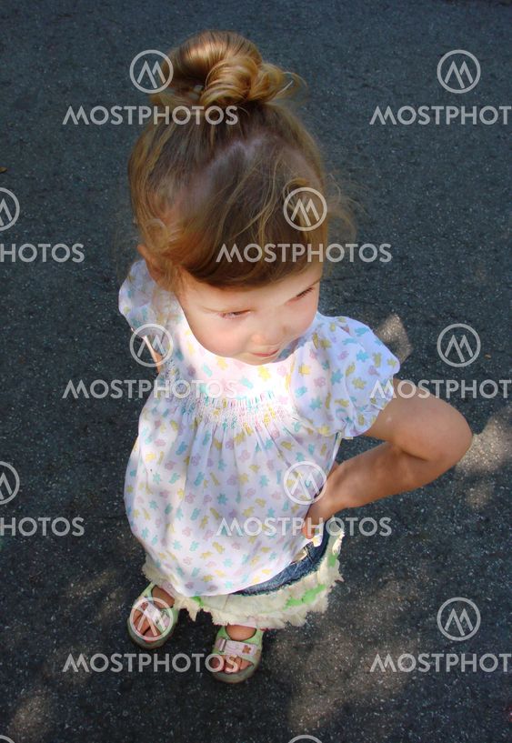 Little curly girl