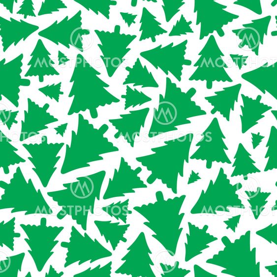 green christmas tree pattern eps10
