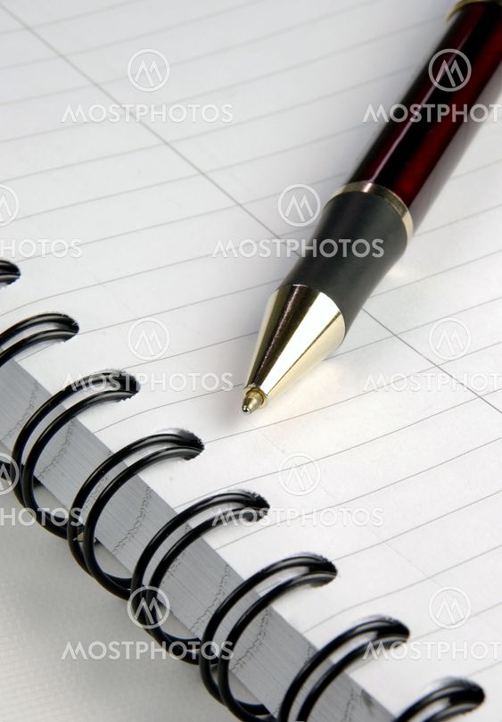 Notebook and Pen