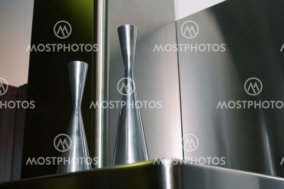metal flower vases