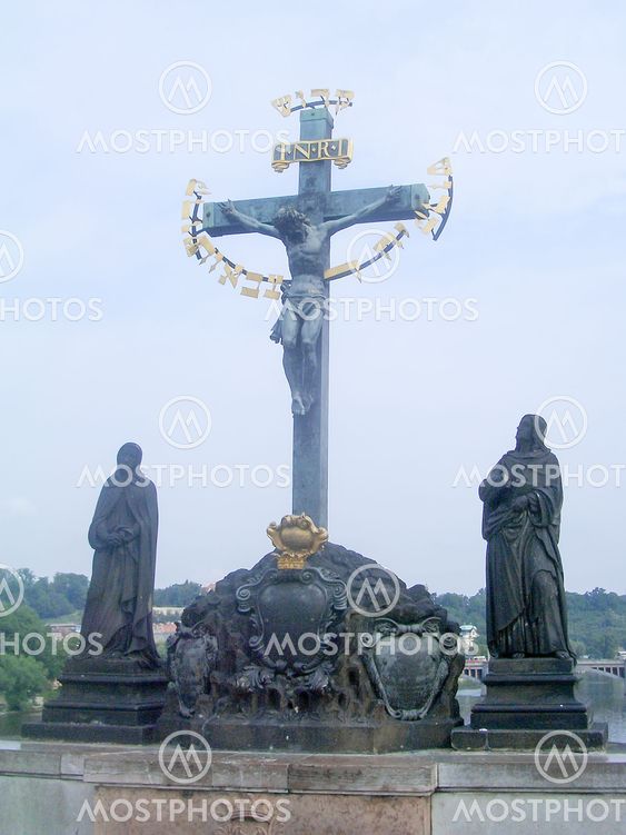 Statue on the Charles Bridge, Prague