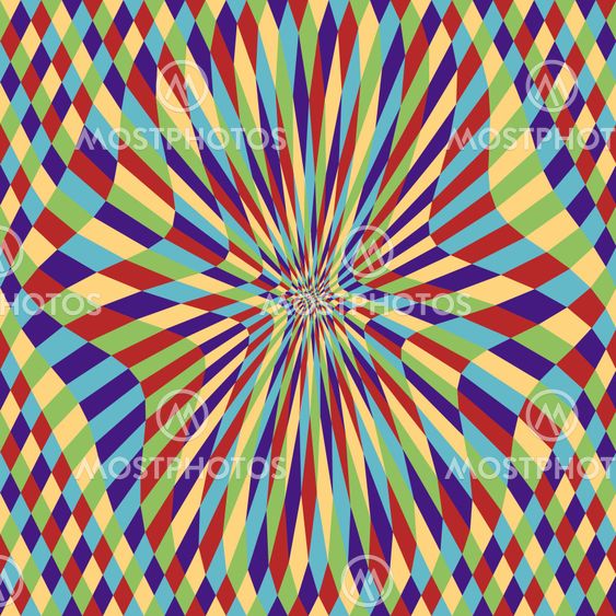 Mystic Diamond Disk (motion illusion)