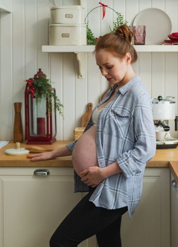 Pregnancy motherhood people expectation future. Pregnant...