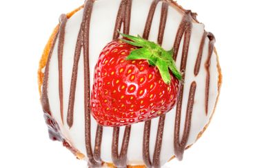 donut isolated on white background