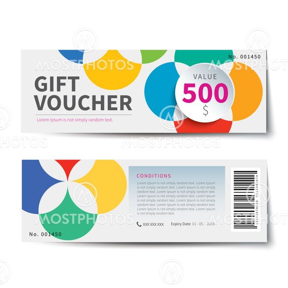 gift voucher discount template design
