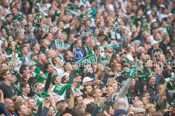 Soccer derby between AIK and Hammarby in Allsvenskan at...