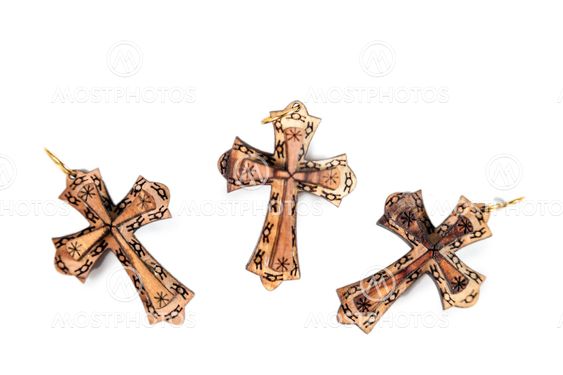 Wooden crosses