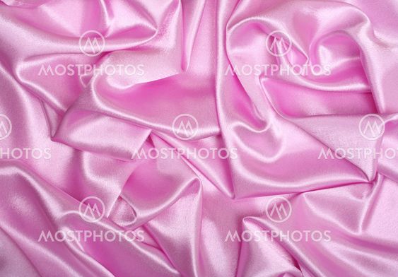 Smooth elegant pink silk as background