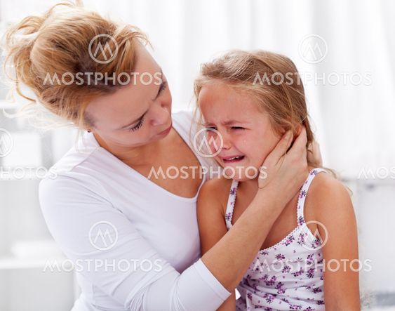 Mother Comforting Her Cryin By Nagy Bagoly Ilona Mostphotos